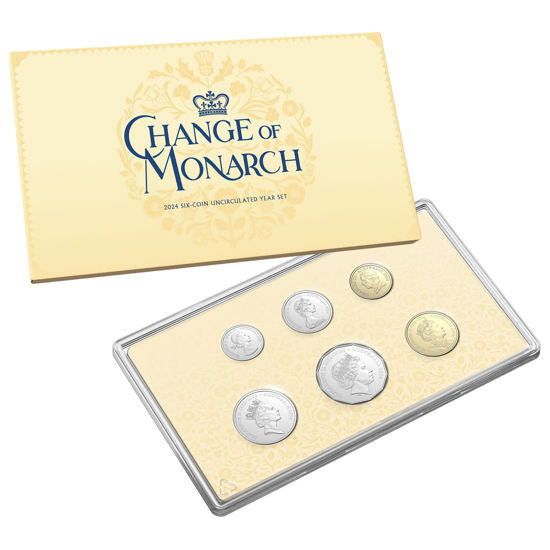 2024 Royal Australian Mint Change of Monarch Uncirculated Six Coin Set