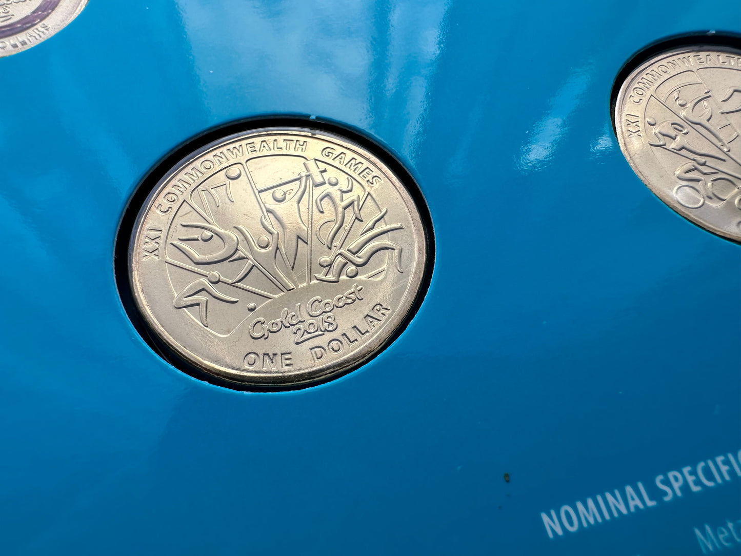 2018 Gold Coast Games XXI Commonwealth Games 7 coin set
