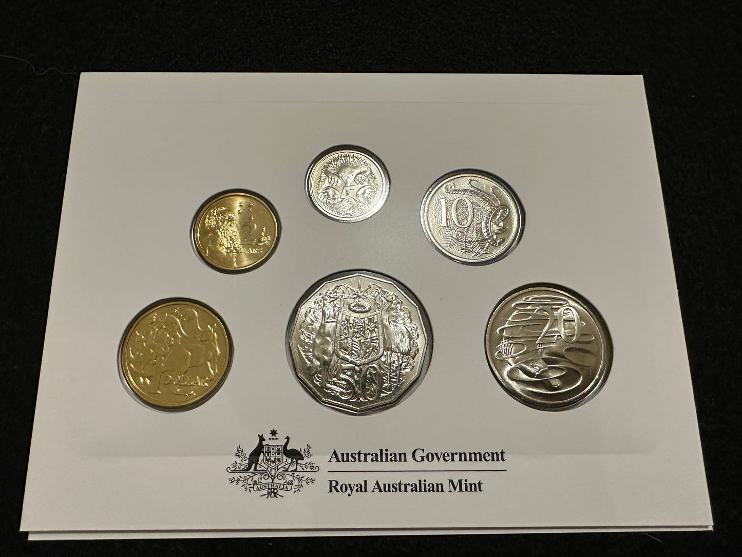 2019 Royal Australian Mint Effigies Over Time 6 coin set