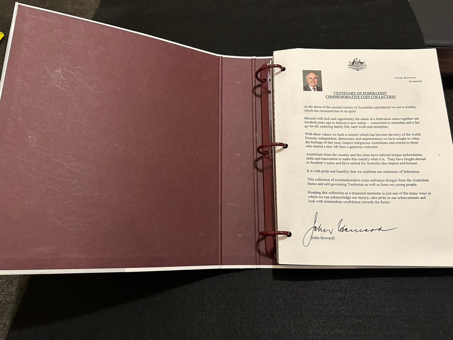 2001 Centenary of Federation 20 Coin Uncirculated Collection in Folder
