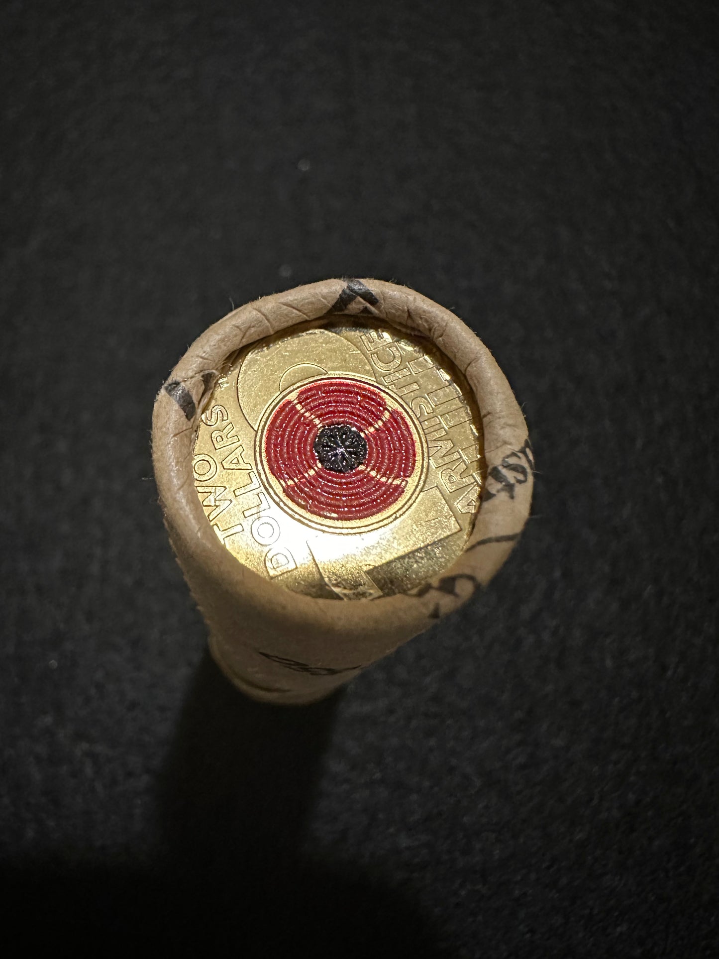 2018 $2 Remembrance Day - Armistice - Red Poppy RAM Mint Roll