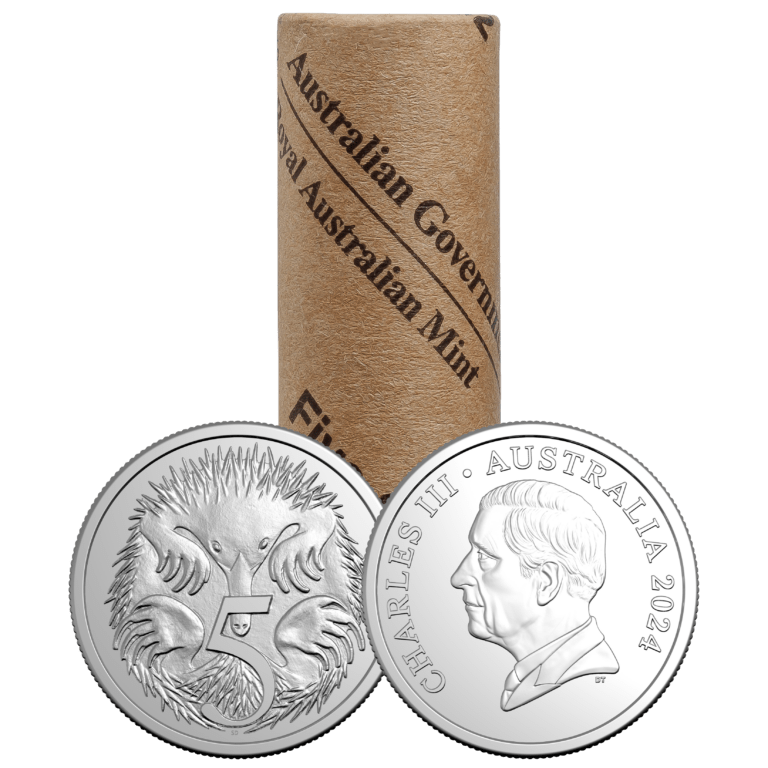 2024 King Charles III Obverse Five Cent (5c) Australian Decimal Mint Rolls - NON PREMIUM