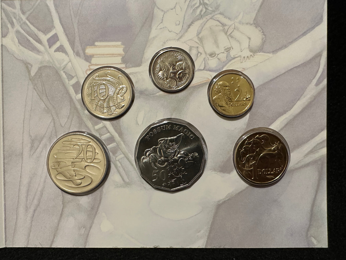 2020 Royal Australian Mint Possum Magic Uncirculated Six Coin Year