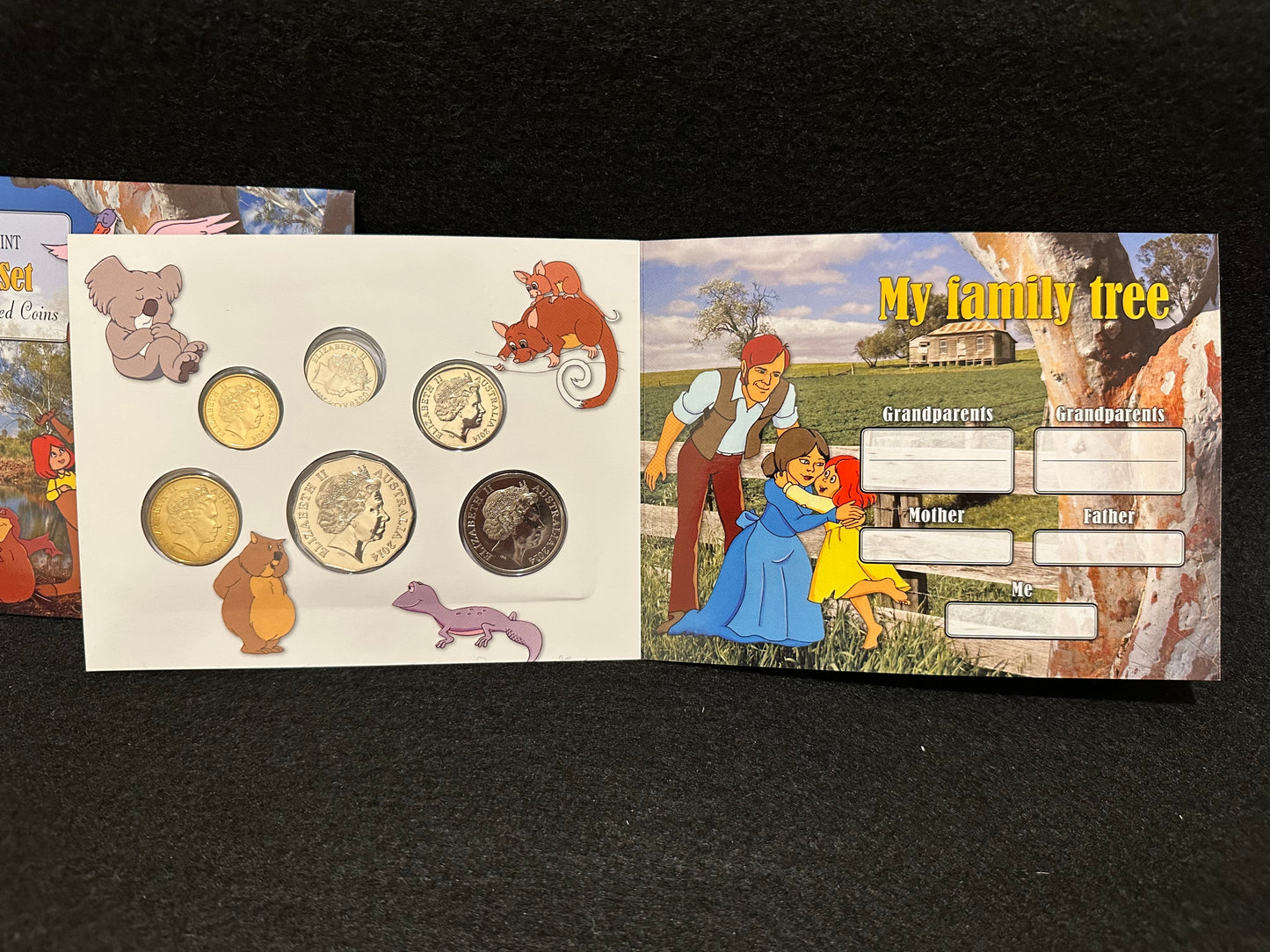 2014 Royal Australian Mint Baby Coin Set - Dot and the Kangaroo
