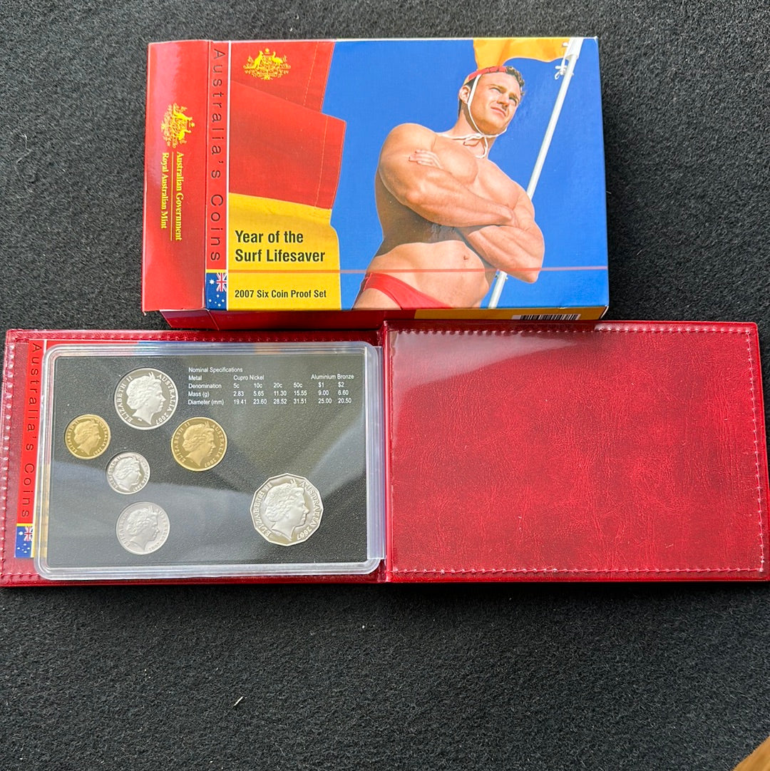 2007 Royal Australian Mint 6 coin Proof Set