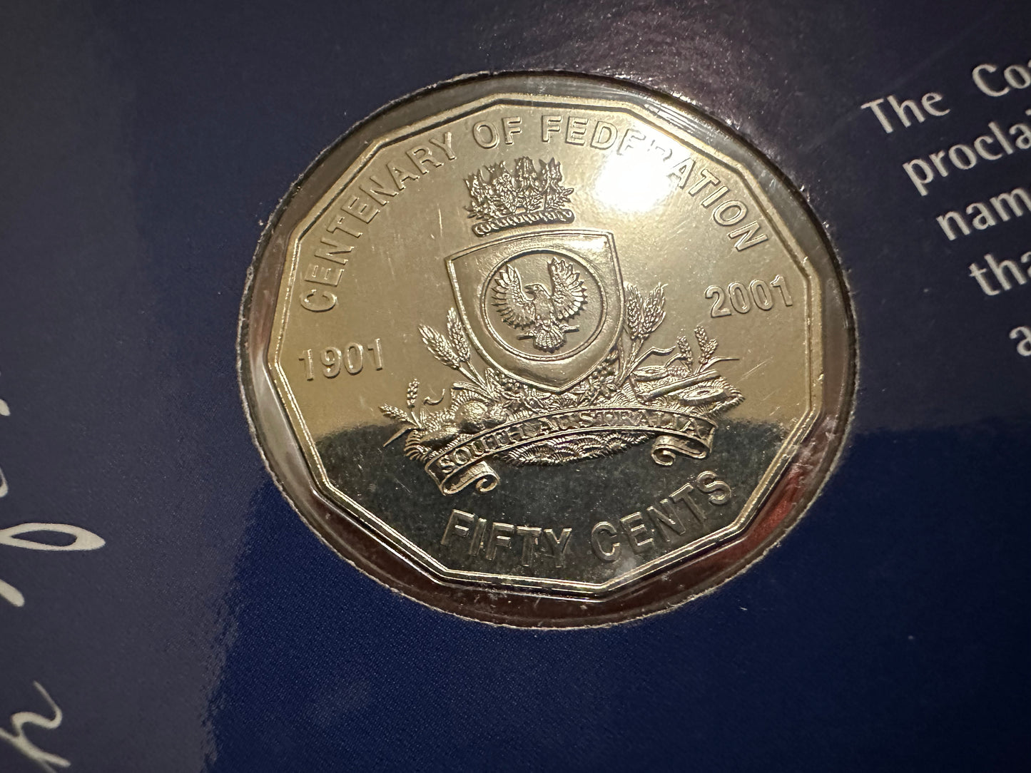 2001 Centenary of Federation 20 Coin Uncirculated Collection in Folder