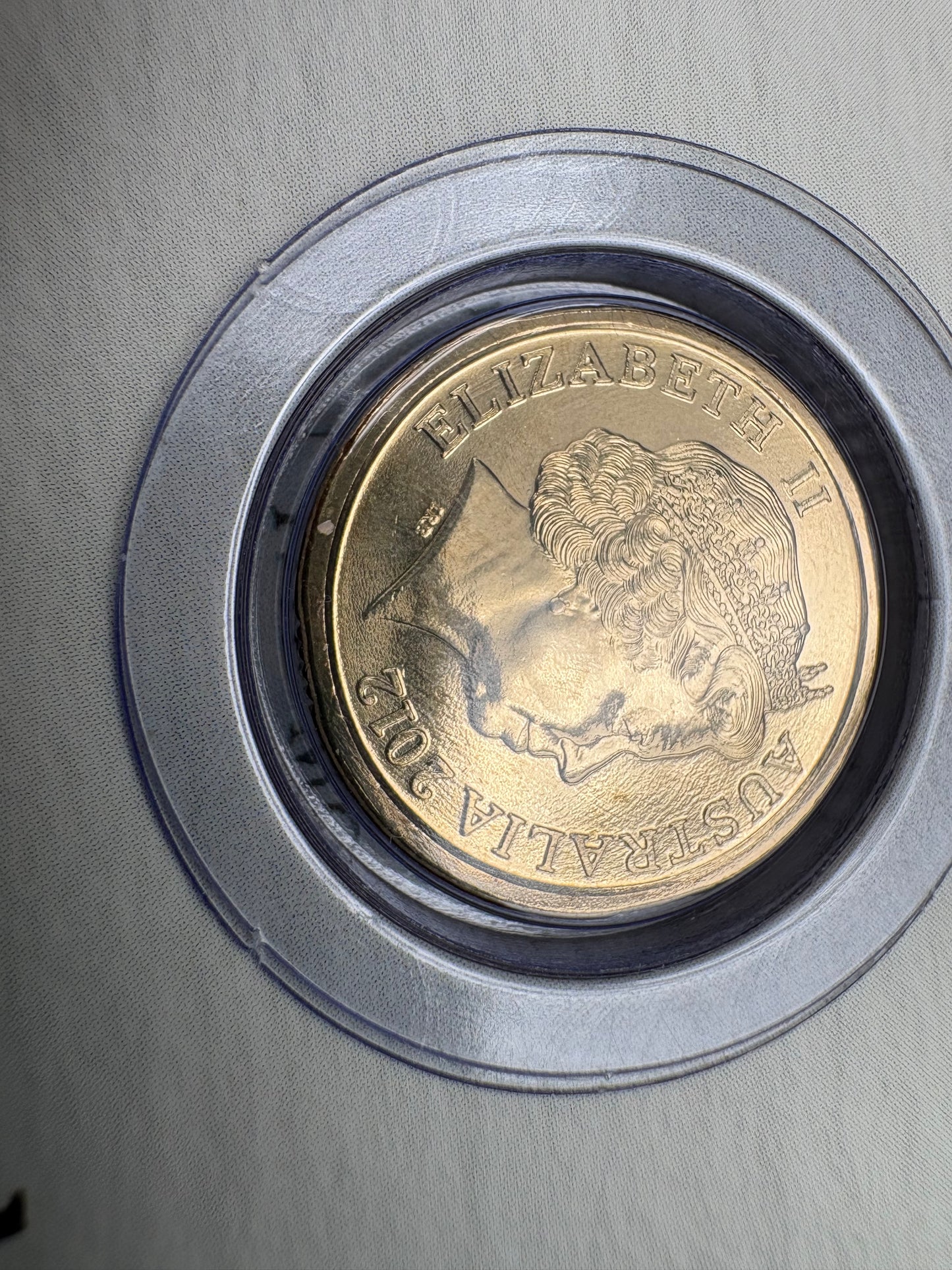 2012 Remembrance Day Red Poppy $2 C Mintmark Coin in Trifold Card