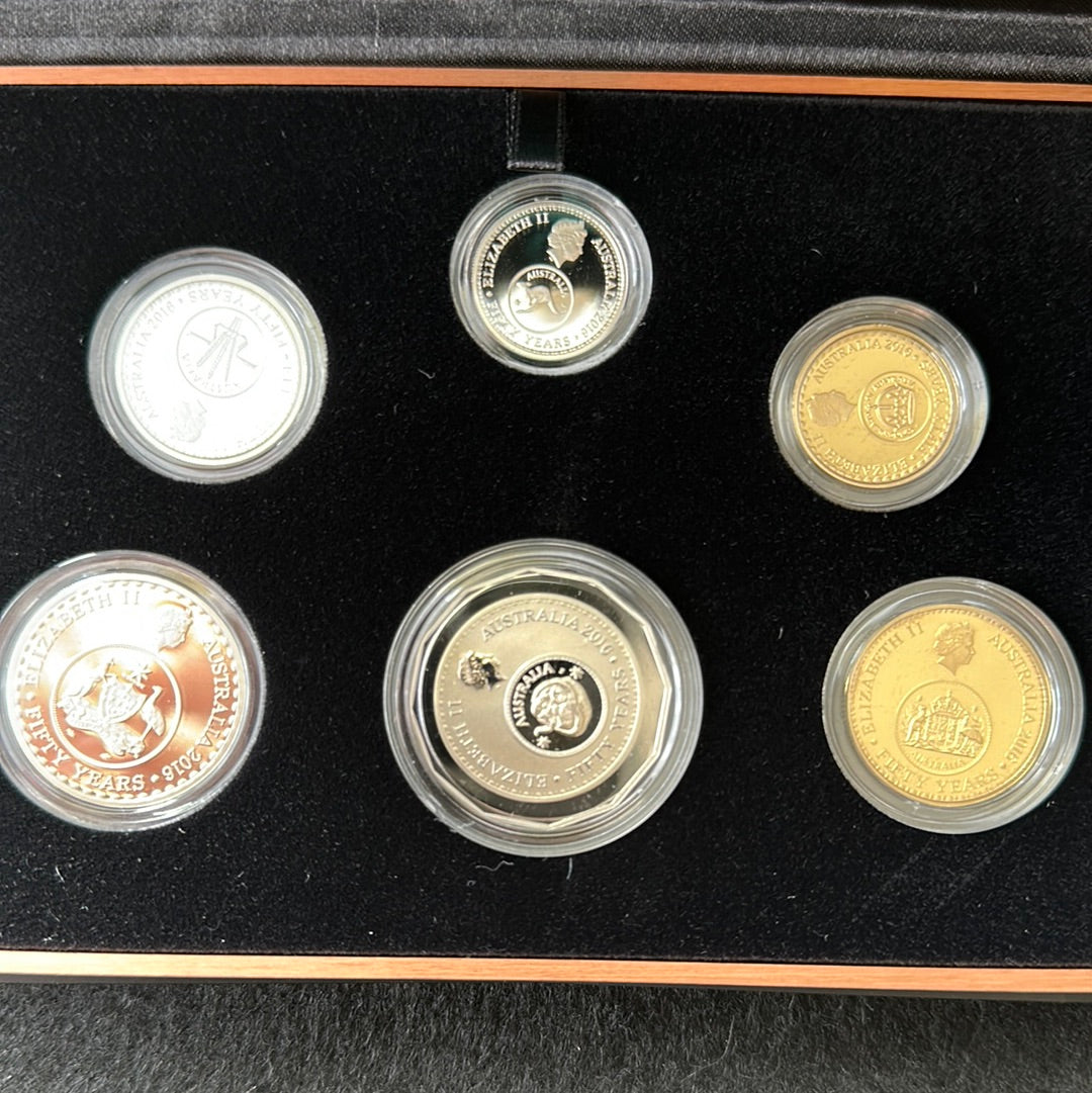 2016 50th Anniversary of Australian Decimal Currency Changeover Proof Set
