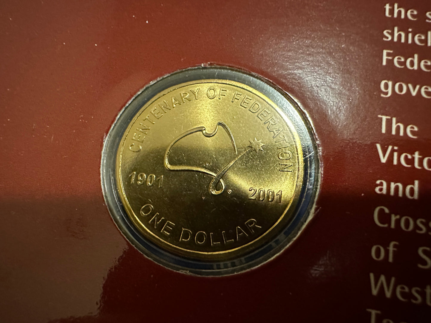 2001 Centenary of Federation 20 Coin Uncirculated Collection in Folder