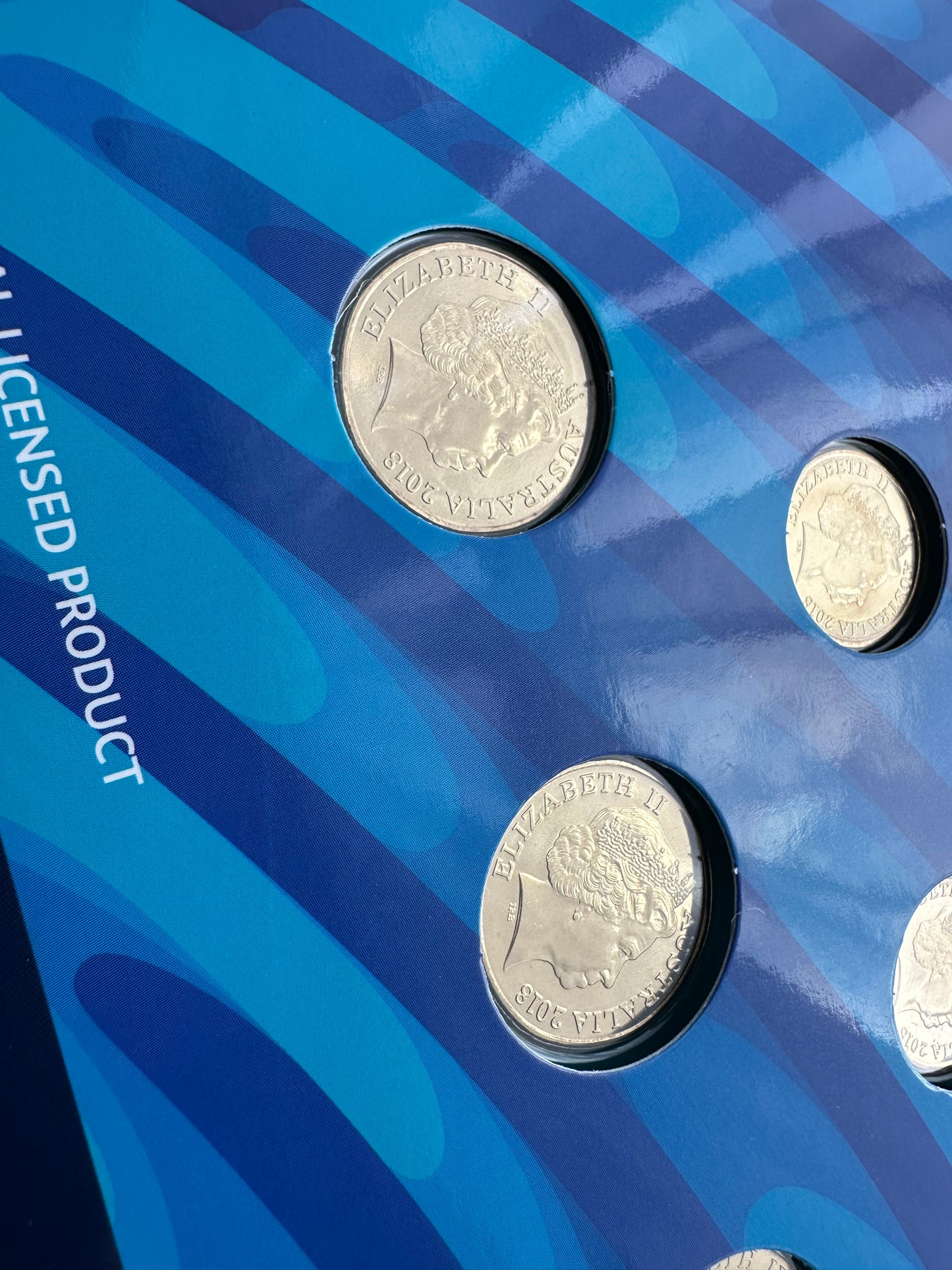 2018 Gold Coast Games XXI Commonwealth Games 7 coin set