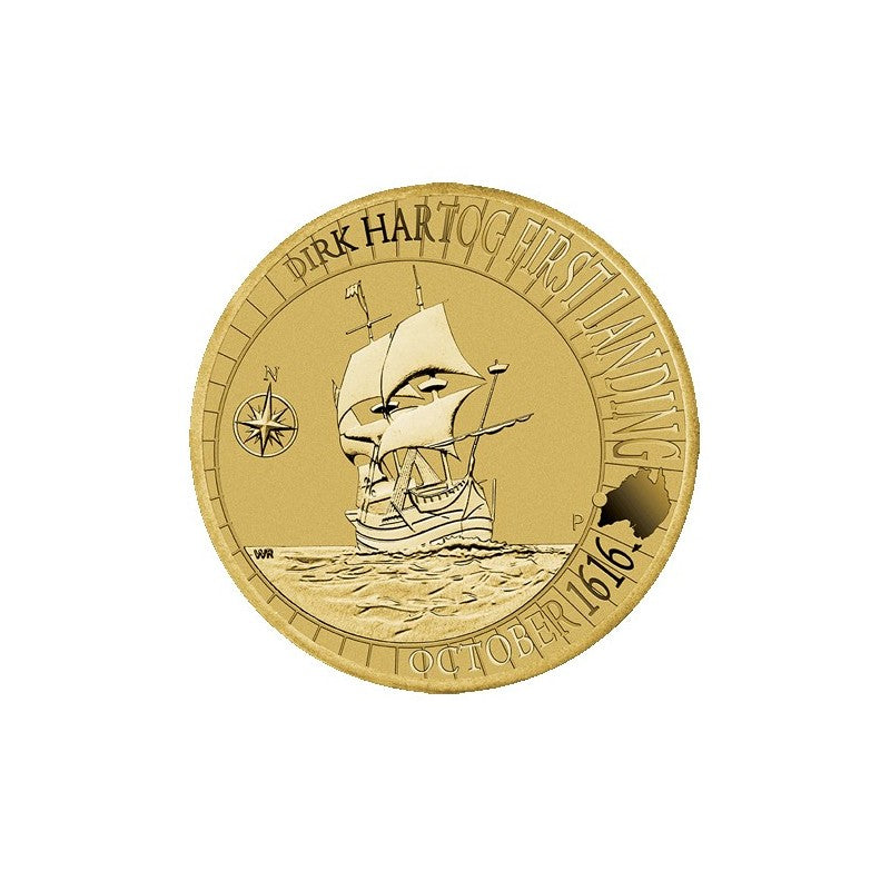 2016 Dirk Hartogs 400 Years - $1 Dollar Coin PNC