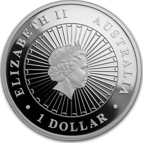 2016 Australian Opal Lunar Series Year of the Monkey 1oz Silver Proof Coin