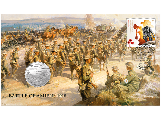 2018 50c Battle of Amiens 1918 PNC