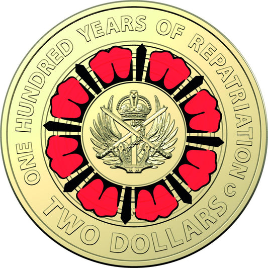 2019 $2 Two Dollar 100 Years Of Repatriation Coin - Circulated