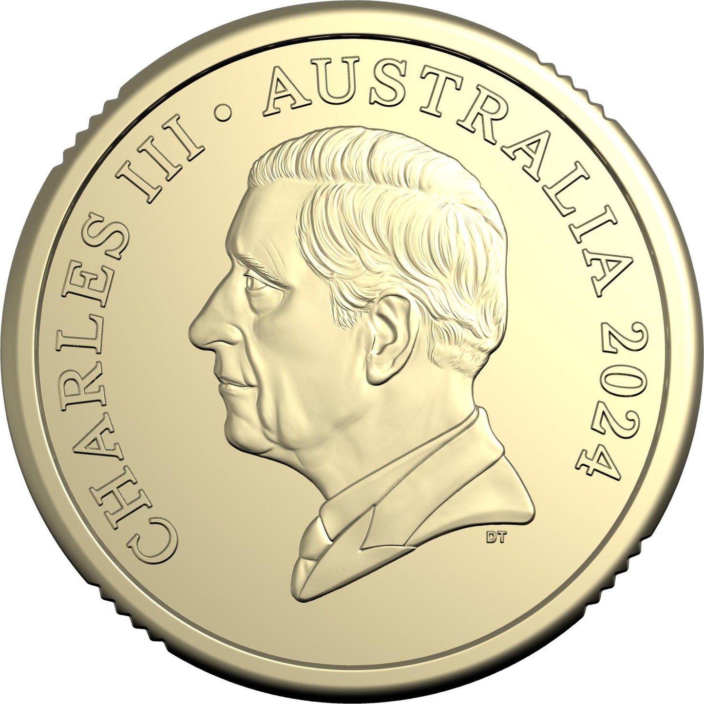 2024 $2 Tooth Fairy AlBr UNC Coin in Card with King Charles III Effigy