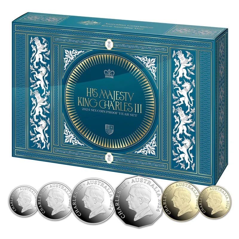 2024 His Majesty King Charles III - Six Coin Proof Year Set