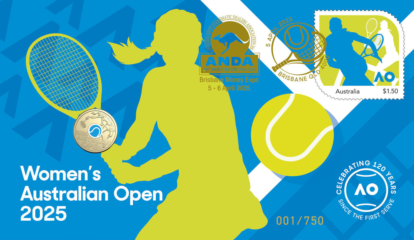 2025 Brisbane Money Expo Exclusive – ANDA 2025 $2 Women’s Australian Open PNC - No 397/750