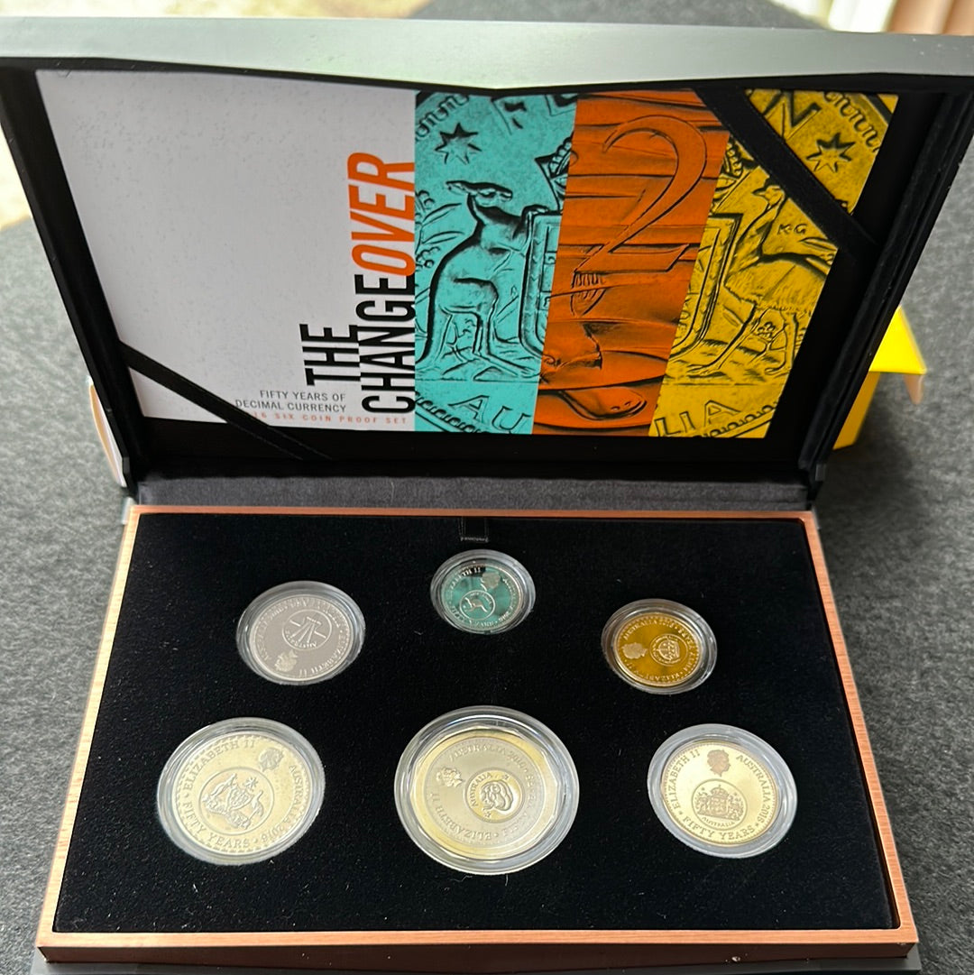 2016 50th Anniversary of Australian Decimal Currency Changeover Proof Set