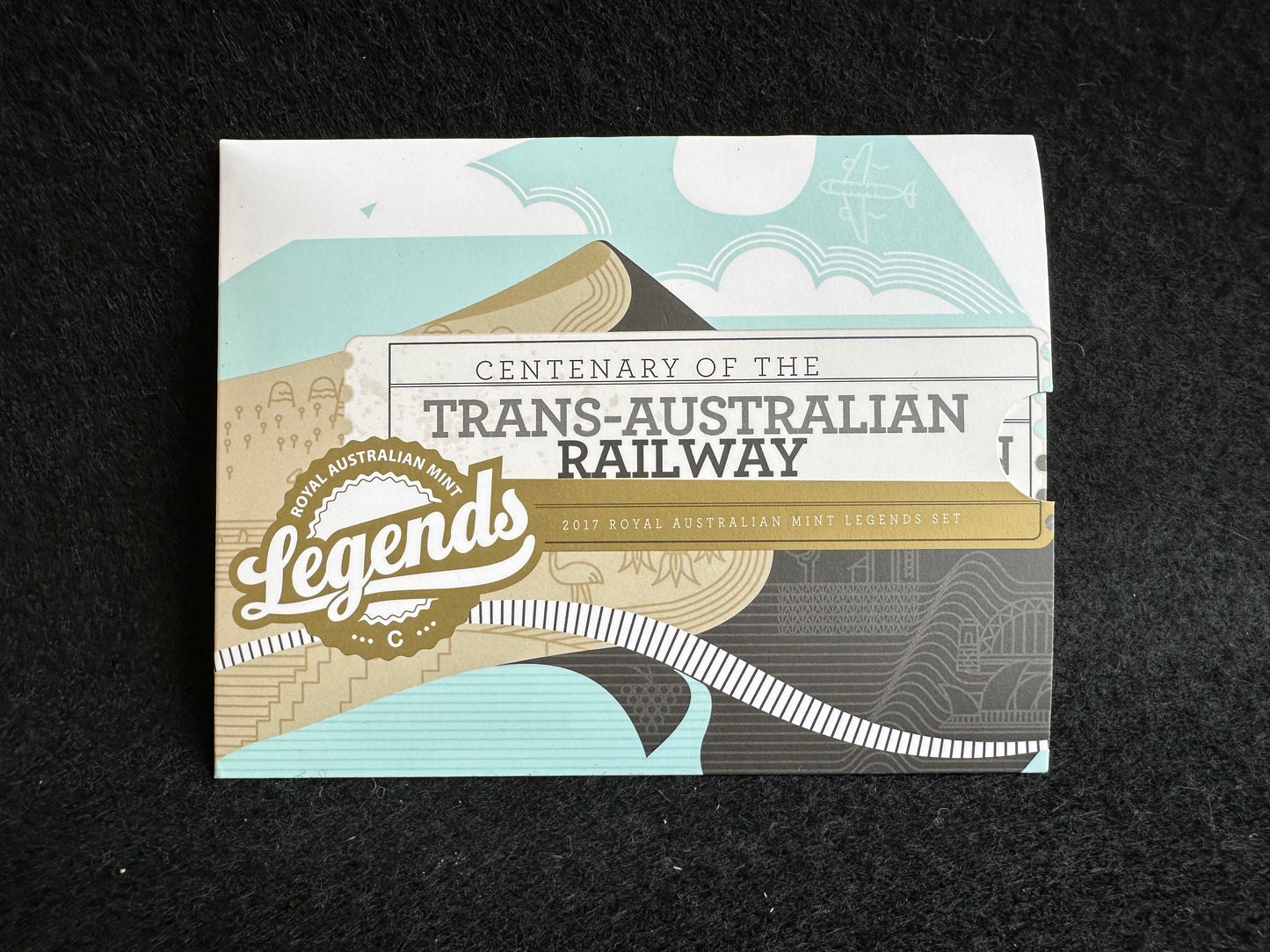 2017 Royal Australian Mint LEGENDS Centenary of the Trans Australian Railway Uncirculated Six Coin Year Set