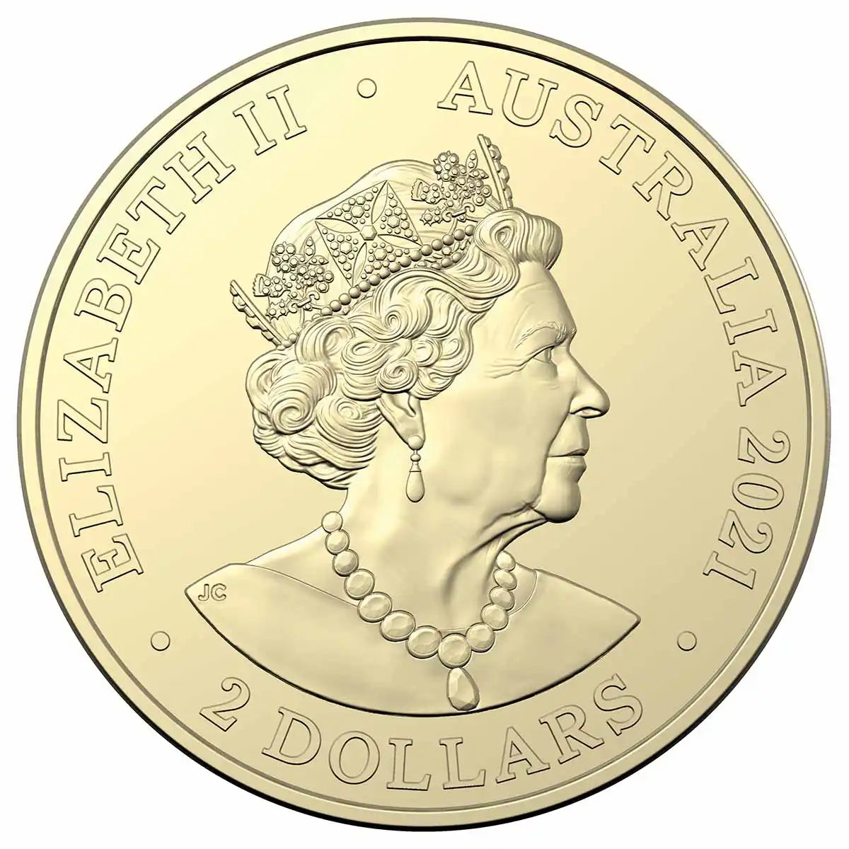 2021 $2 two dollar Ambulance Coloured Coin - Uncirculated