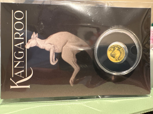 2024 $2 Australian Kangaroo Miniature Gold coin .5 grams