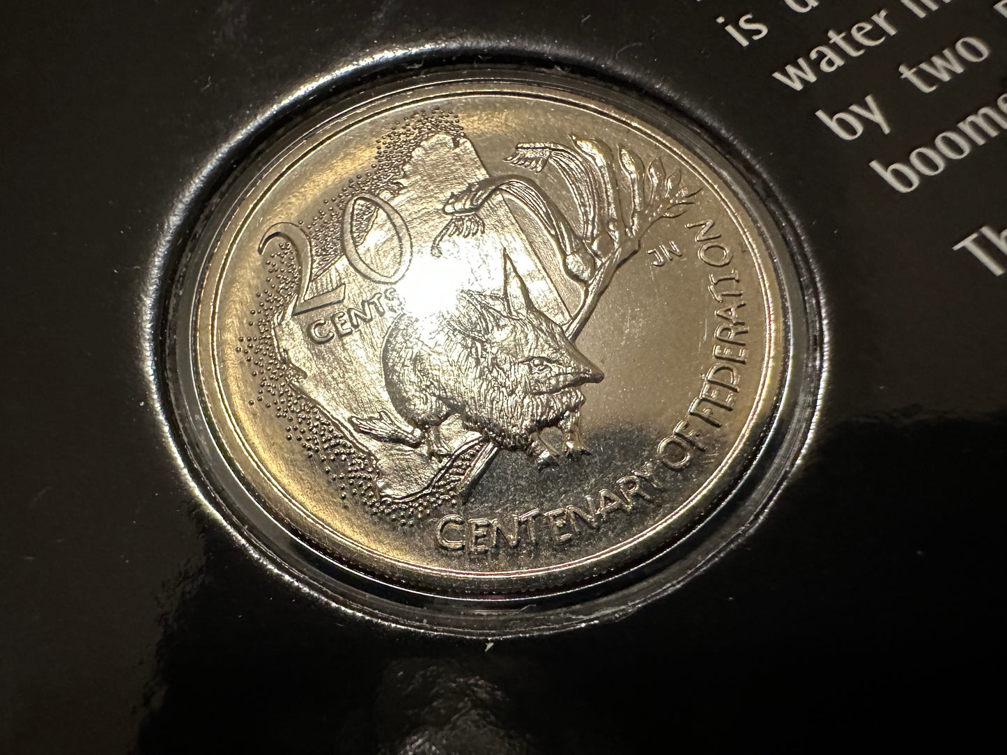 2001 Centenary of Federation 20 Coin Uncirculated Collection in Folder