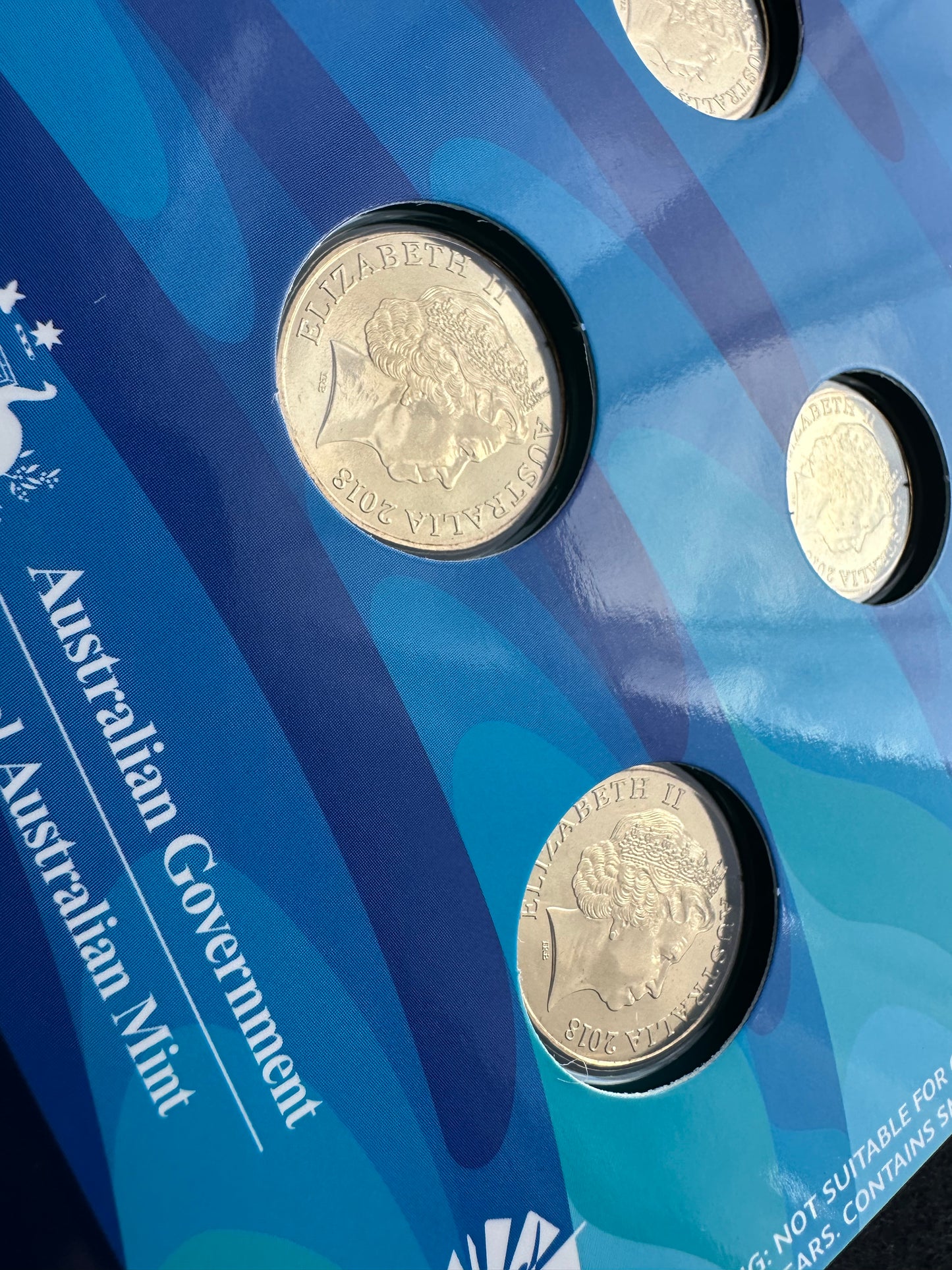 2018 Gold Coast Games XXI Commonwealth Games 7 coin set