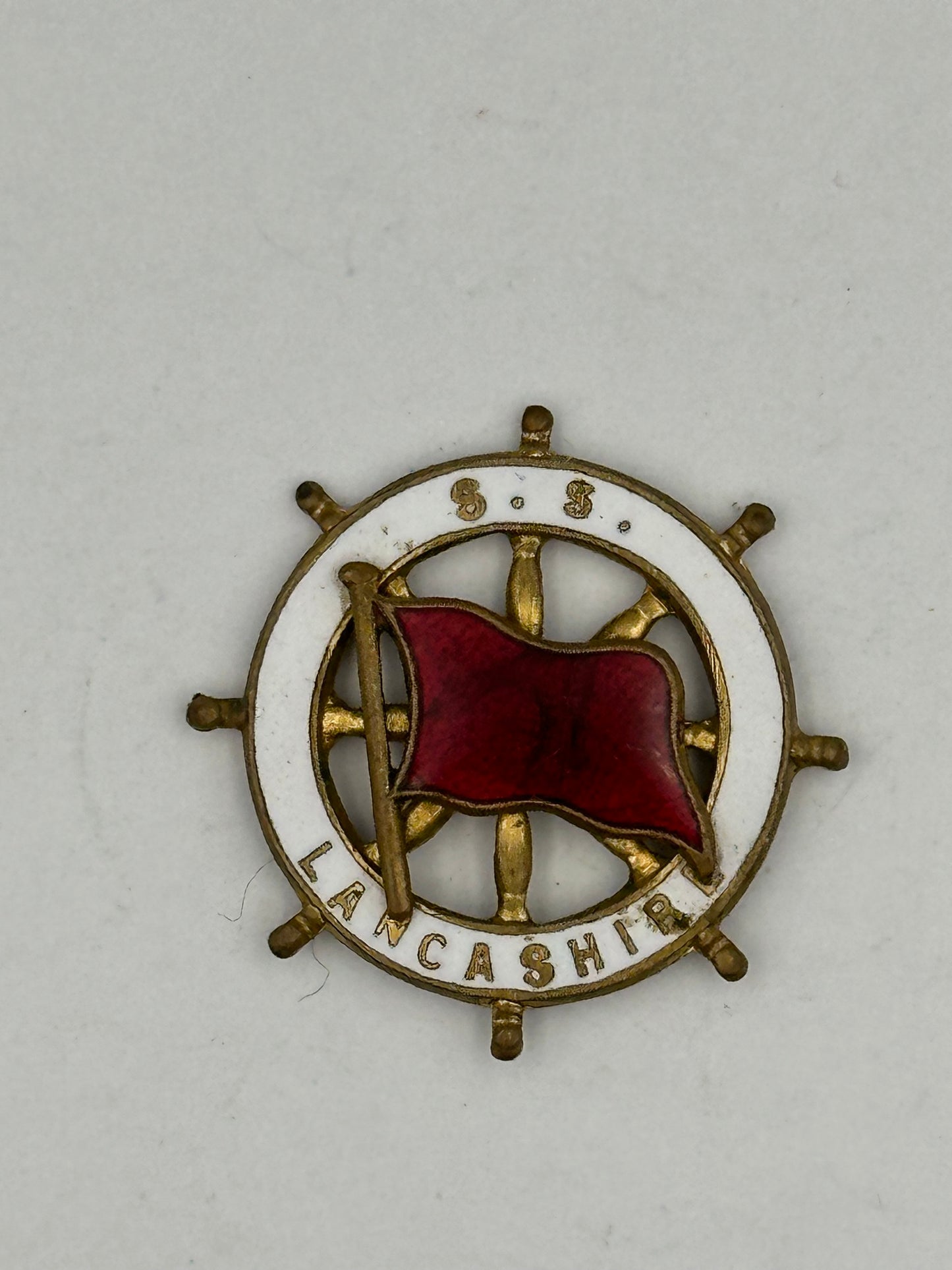 Vintage S.S. Lancashire Badge