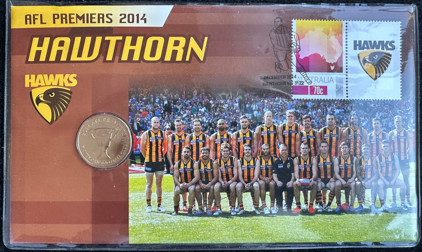 2014 $1 AFL Premiers Hawthorn PNC
