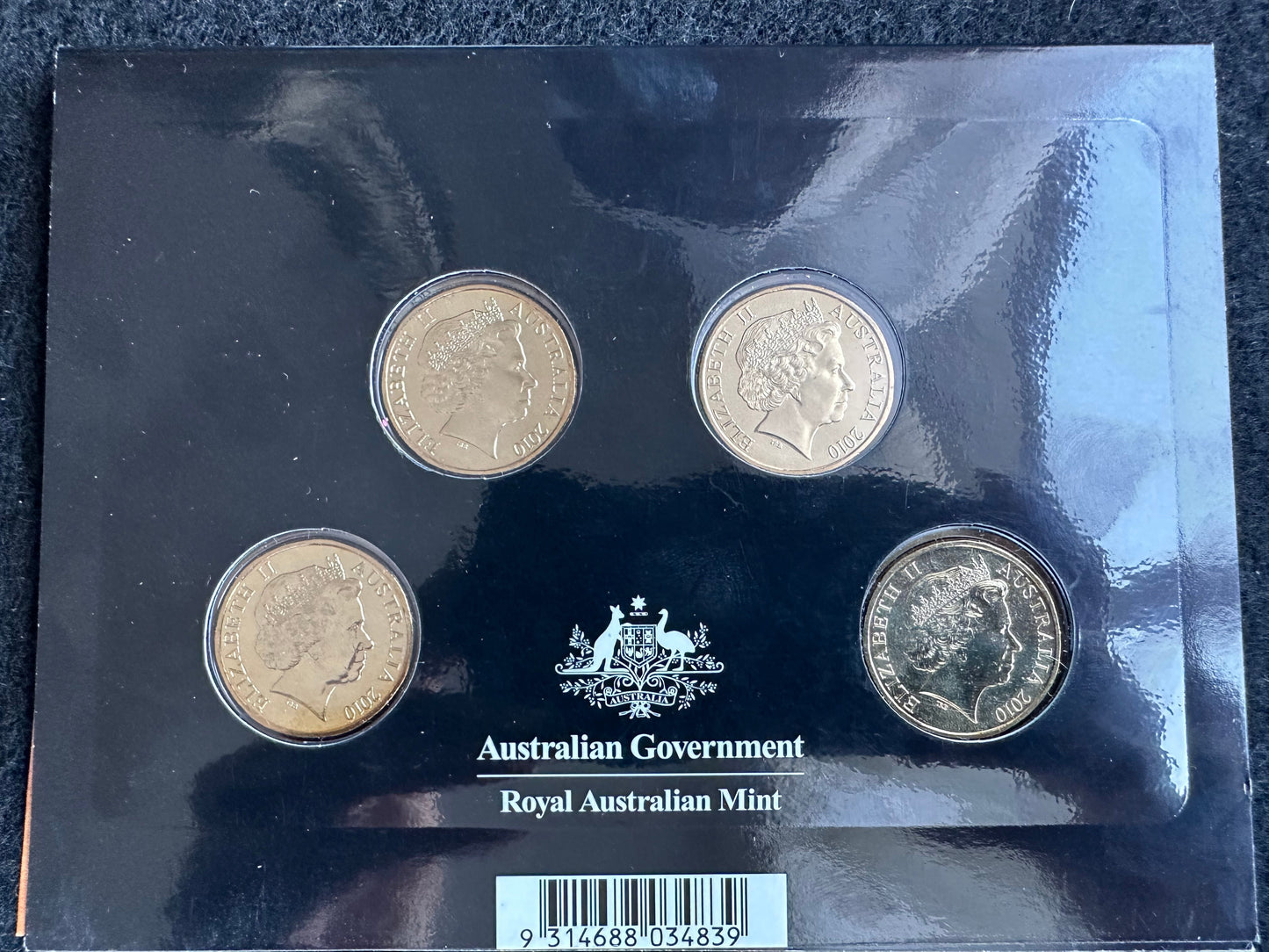 2010 Four Coin Privy Mark Set 100 Years of Coinage