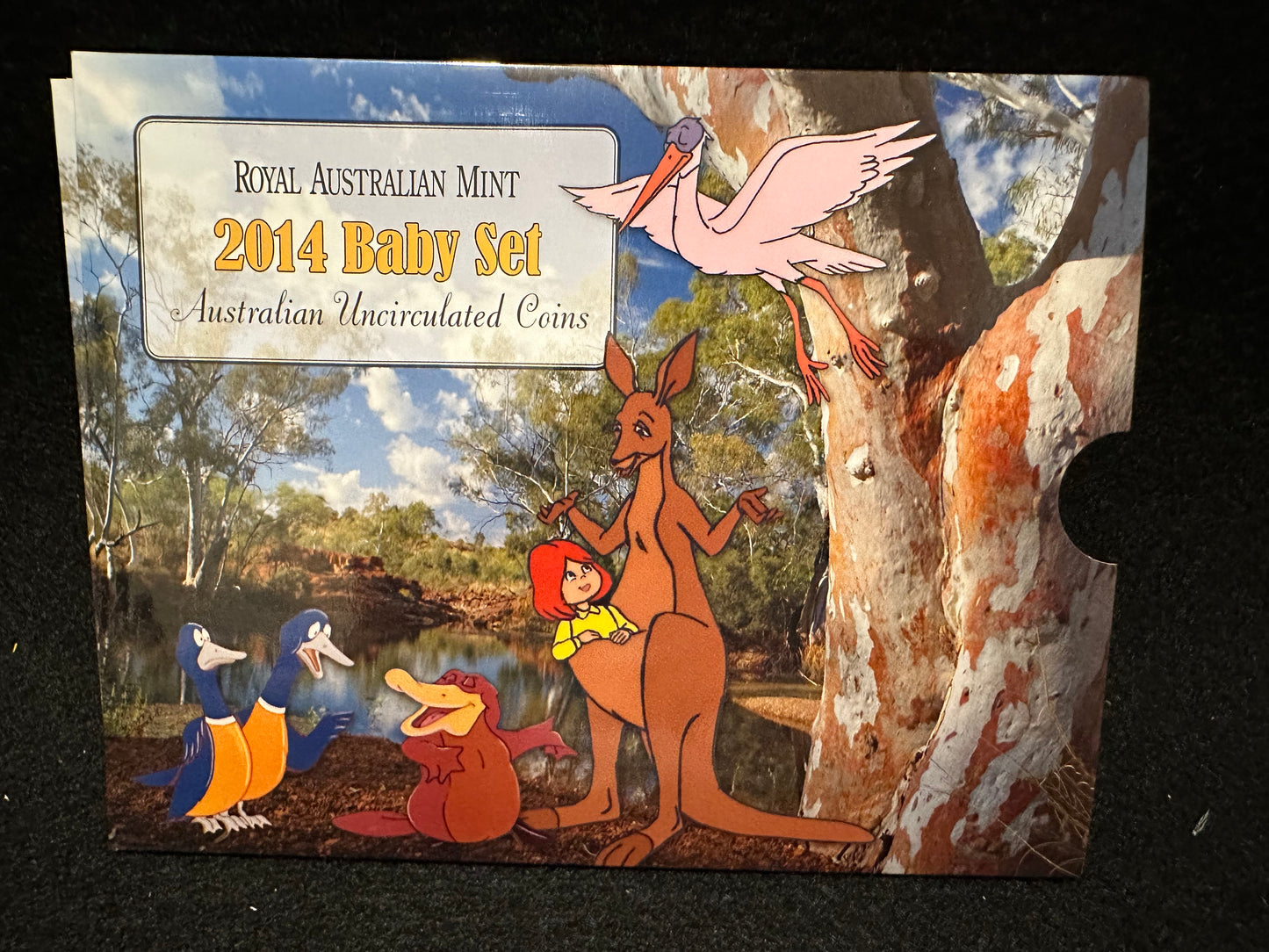2014 Royal Australian Mint Baby Coin Set - Dot and the Kangaroo