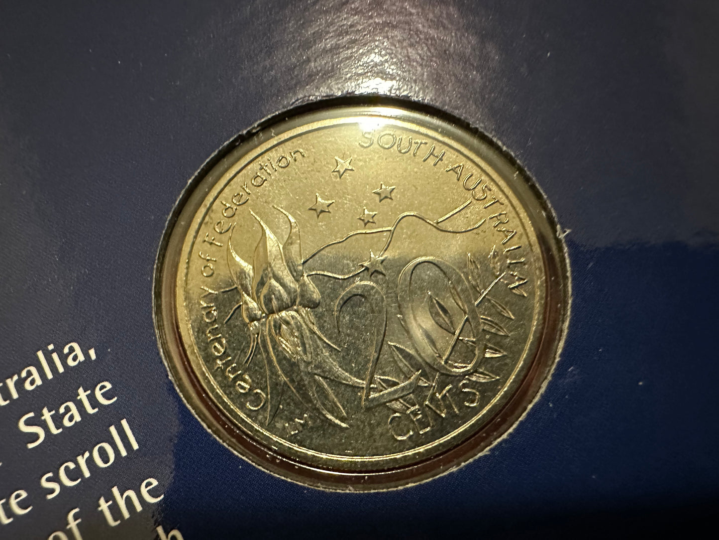 2001 Centenary of Federation 20 Coin Uncirculated Collection in Folder
