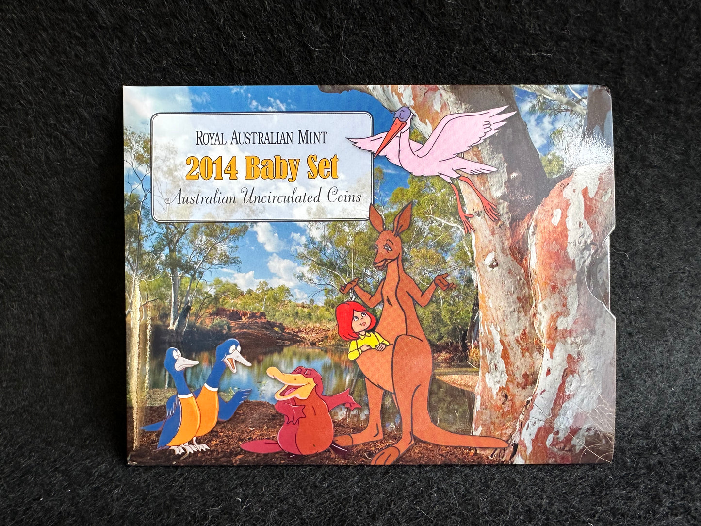 2014 Royal Australian Mint Baby Coin Set - Dot and the Kangaroo