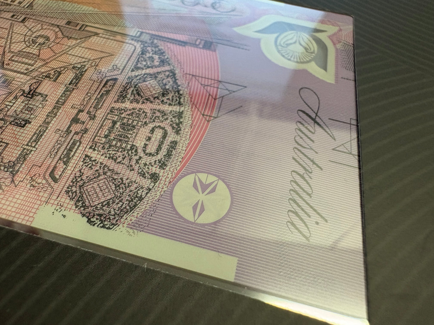 2015 $5 First Prefix Uncirculated note in Two Generations Banknotes Presentation Folder