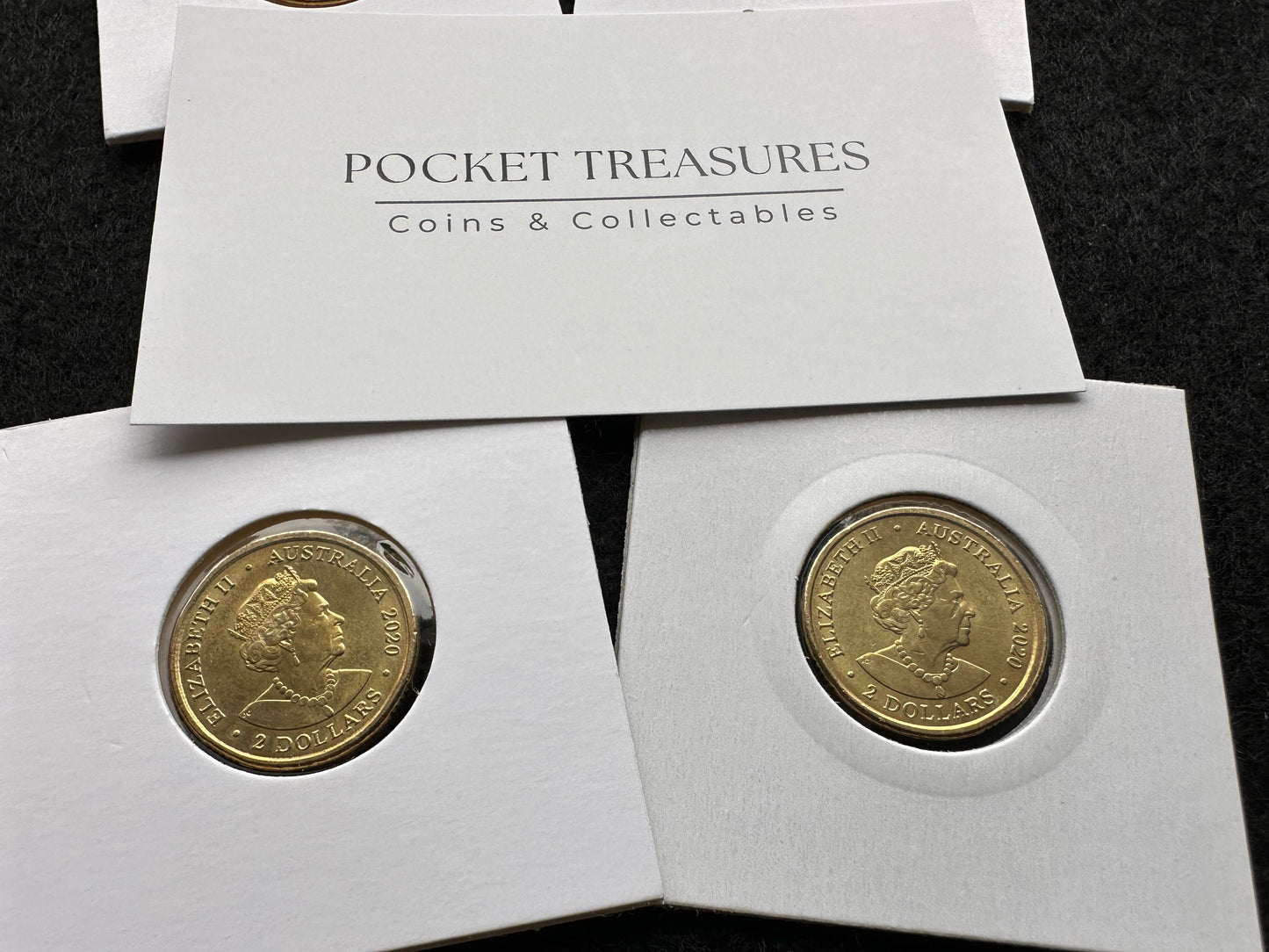 2020 $2 two dollar Tokyo Olympics Australia GREEN DEDICATION - Circulated