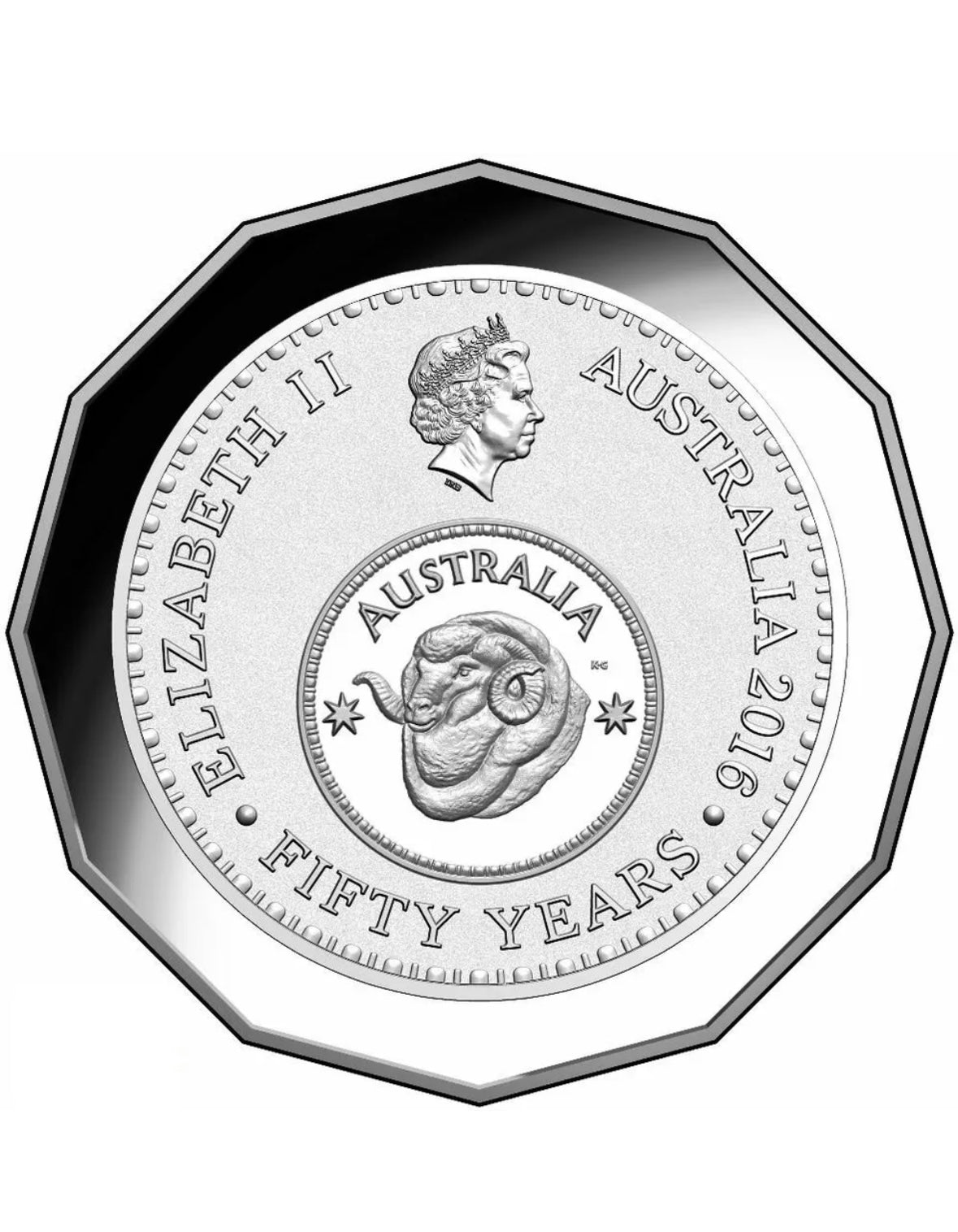 2016 50th Anniversary of Australian Decimal Currency Changeover Proof Set