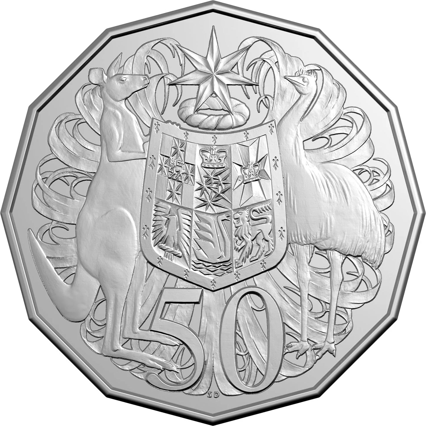 2024 50 cent King Charles Uncirculated coin from RAM roll