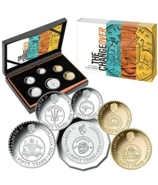 2016 50th Anniversary of Australian Decimal Currency Changeover Proof Set