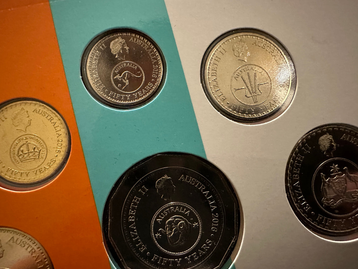 2016 Changeover Royal Australia Mint 6 coin set