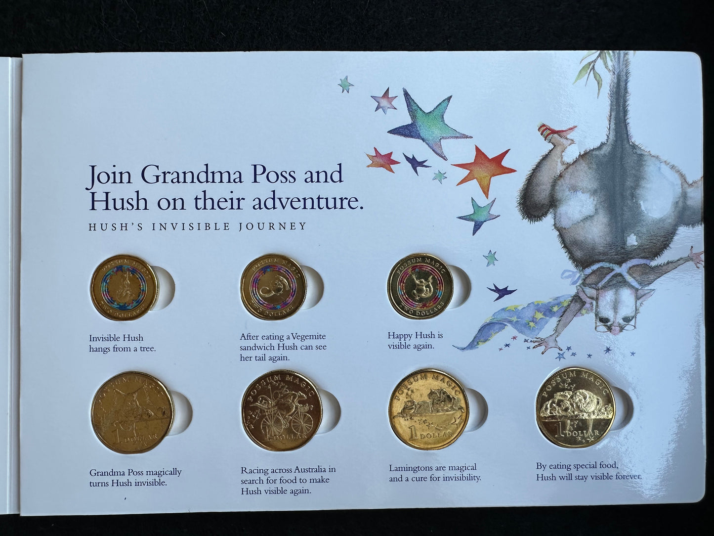 2017 Possum Magic ($2 & $1) Eight Coin Uncirculated Set