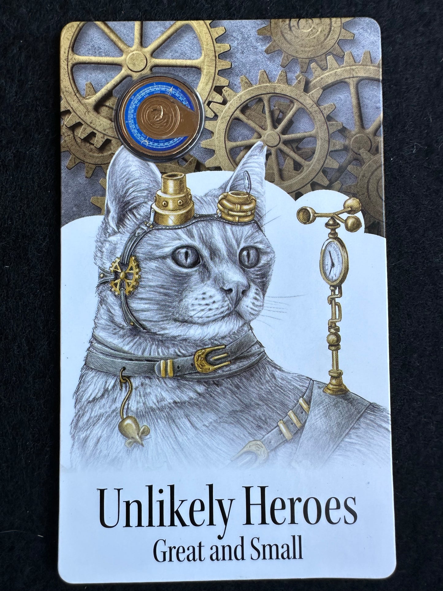2015 $1 Dollar Unlikely Heroes Great & Small - Feline Mascot UNC