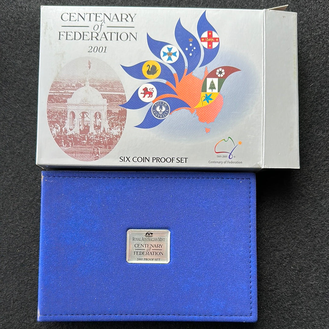 2001 Royal Australian Mint 6 Coin Proof Set