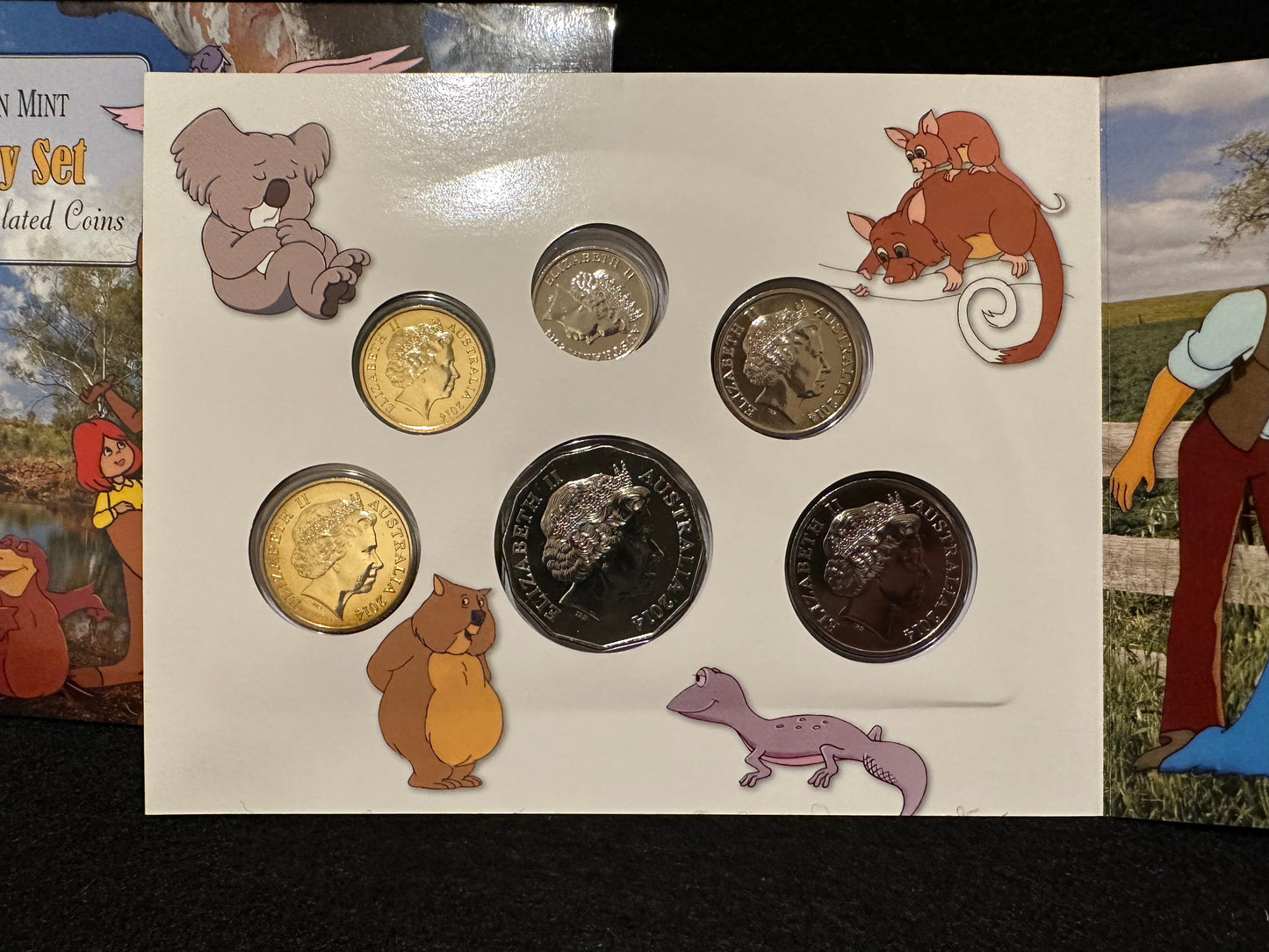 2014 Royal Australian Mint Baby Coin Set - Dot and the Kangaroo