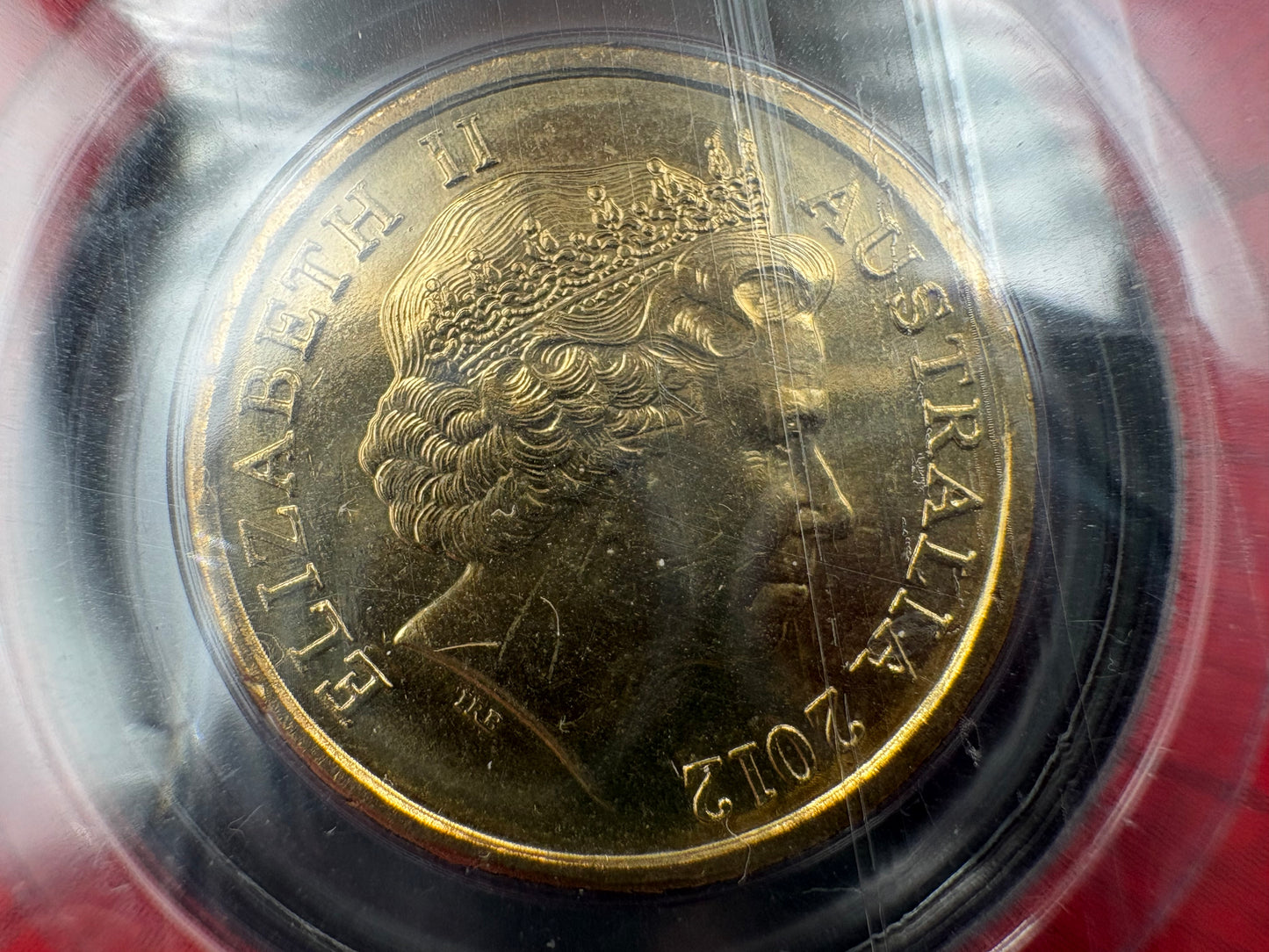 2012 Remembrance Day Gold Poppy $2 Coin in Downies Card