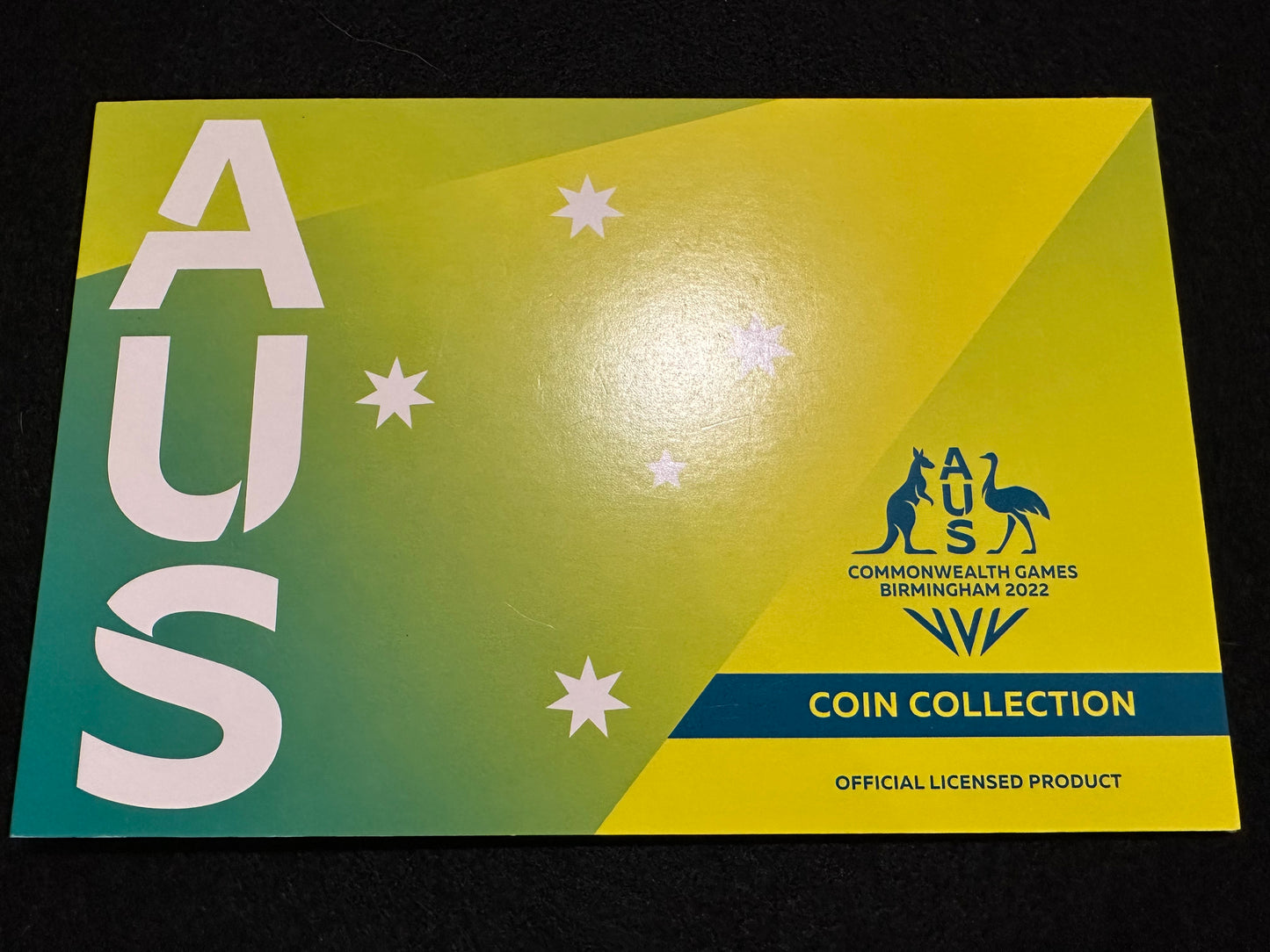2022 Australian Commonwealth Games Team 7 Coin Collection in folder