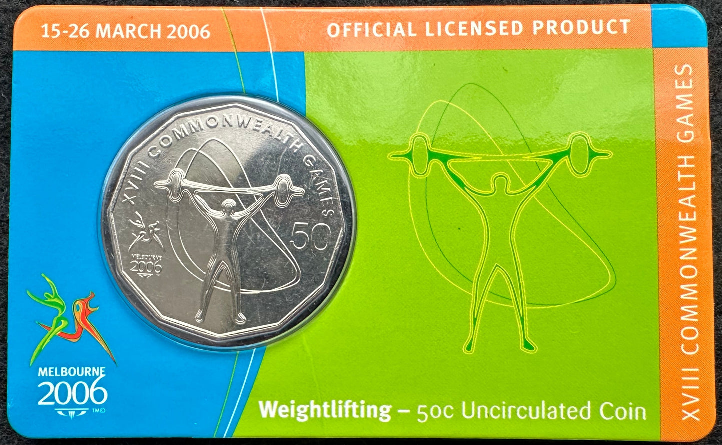 2006 Melbourne XVIII Commonwealth Games UNC 50c