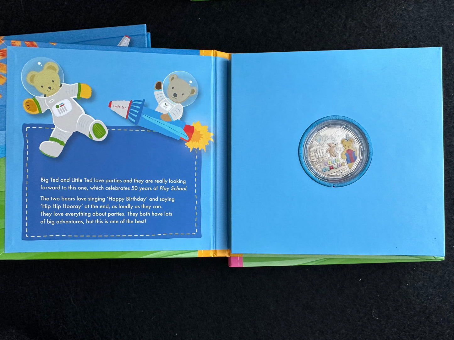 2016 50 Years of Play School – Three 50 Cent Coloured Coin Boxed Set