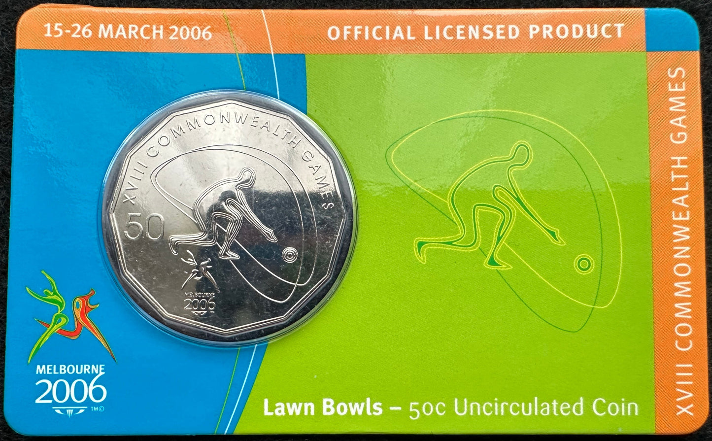 2006 Melbourne XVIII Commonwealth Games UNC 50c