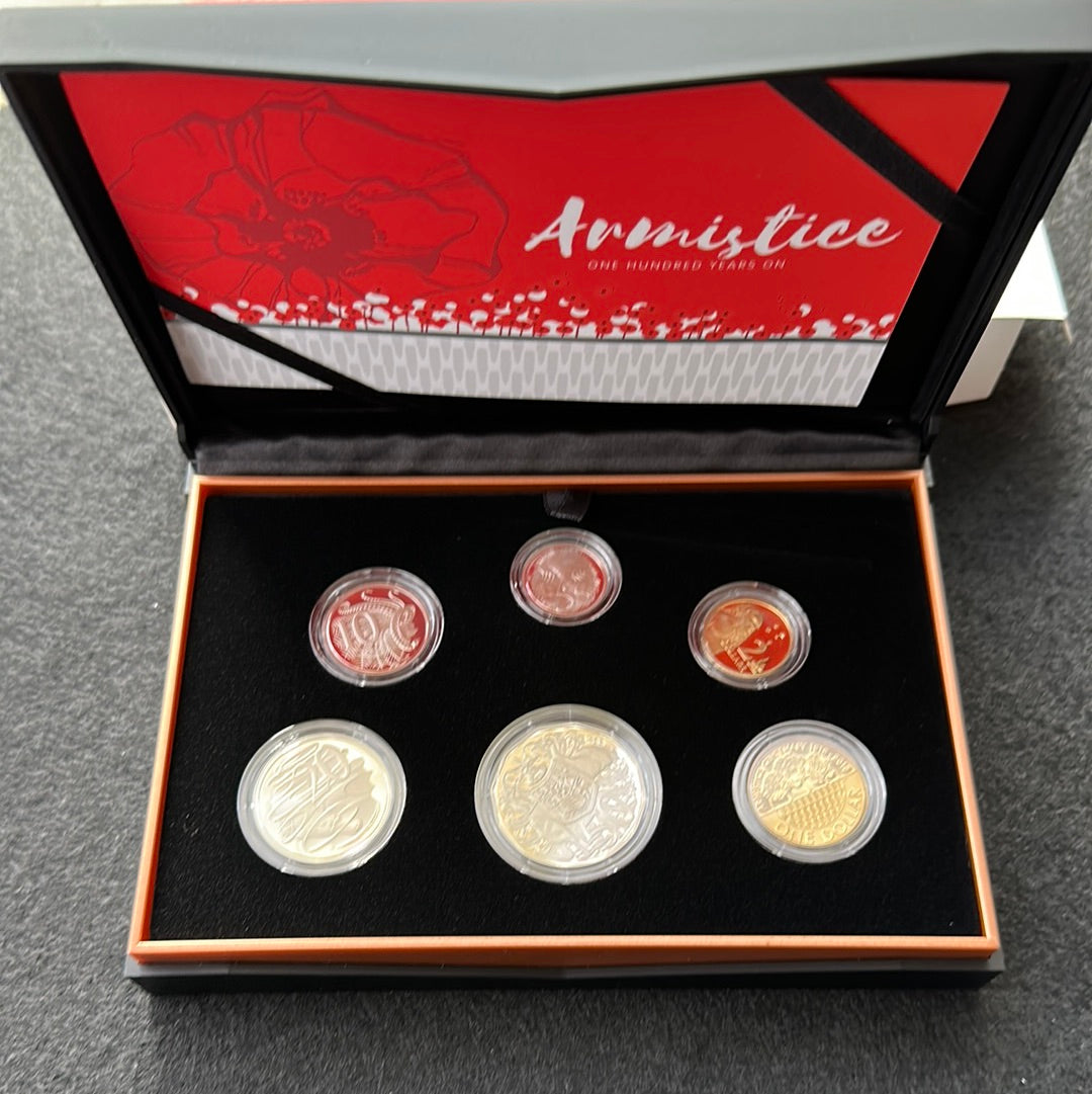 2018 Armistace Centenary Proof Coin Set