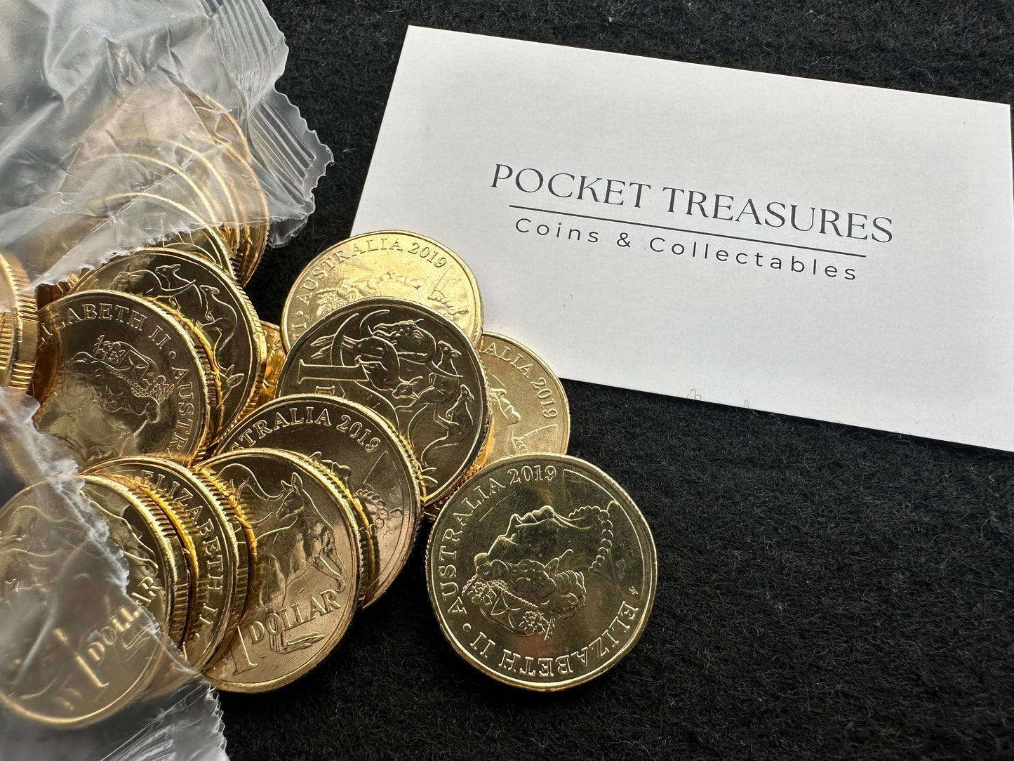 2019 $1 One Dollar Coin Jody Clark (JC) UNCIRCULATED - RARE LOW MINTAGE BRILLIANT LUSTRE